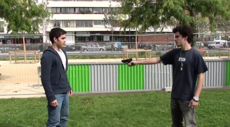 Vous trouvez pas que cette photo fait assez film americain ? (Ouais j'avoue mon jeu de mot était pourri ... photo de tournage tirée des films américains)